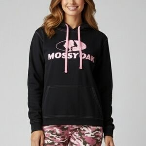 Mossy Oak | Women's Black Hoodie Pullover